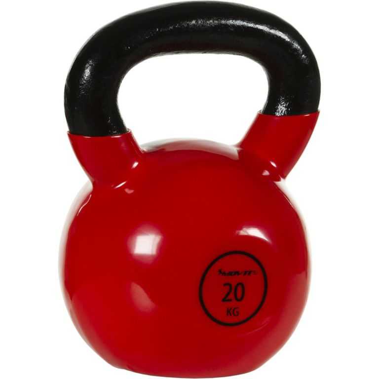 MOVIT Kettlebell 32906 Činka 20 kg s vinylovým potahem MOVIT