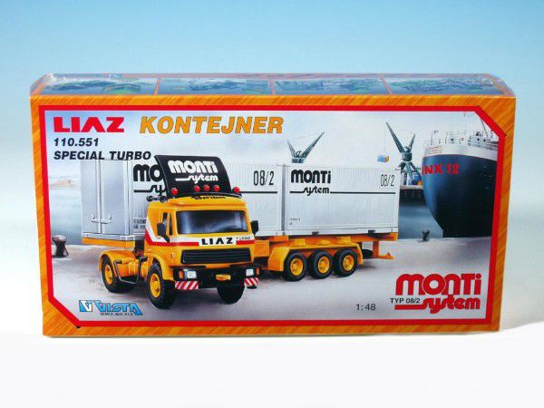 Monti Stavebnice 082 Kontejner Liaz 1:48 Teddies