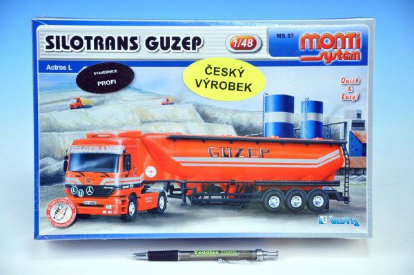 Monti Silotrans Guzep Actros L-MB Stavebnice 1:v krabici 32x20