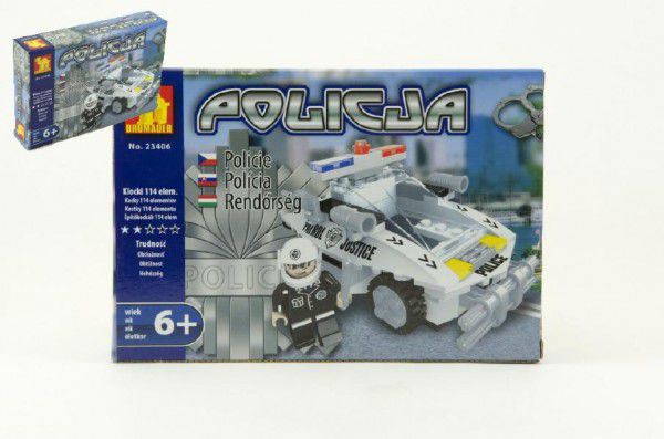 Dromader 23406 Policie Auto 114 ks Teddies