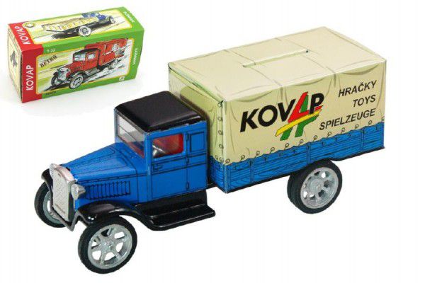 Pokladnička Auto Hawkeye plech 18cm 1:32 v krabičce Teddies