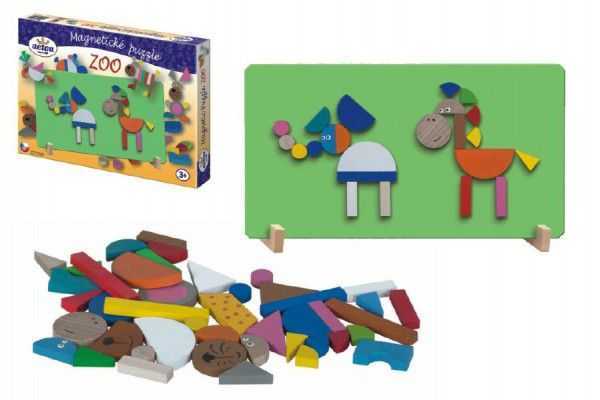 Detoa Magnetické puzzle ZOO Teddies