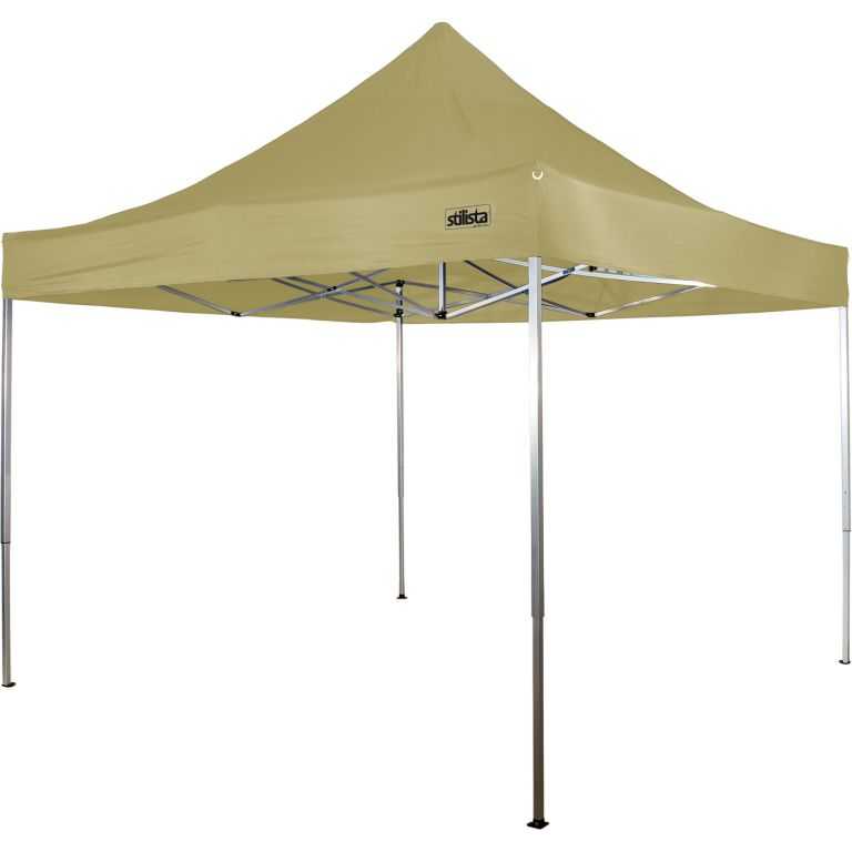 STILISTA 58839 Zahradní párty stan nůžkový 3 x 3 m - champagne Stilista