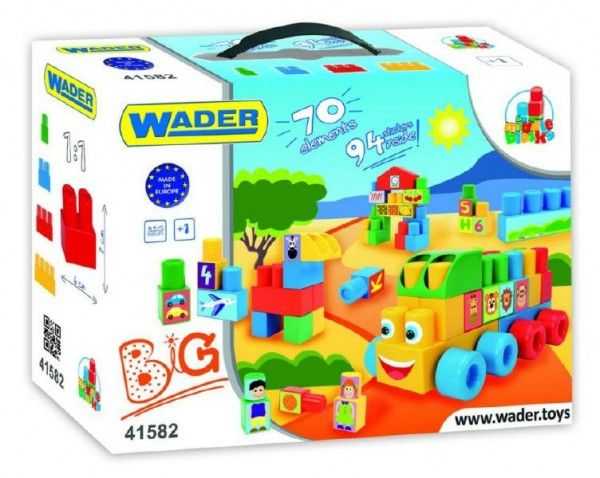 Wader 41582 Kostky Middle Blocks plast 70 ks Teddies