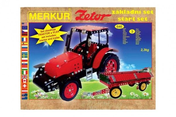 Stavebnice Merkur Zetor Teddies