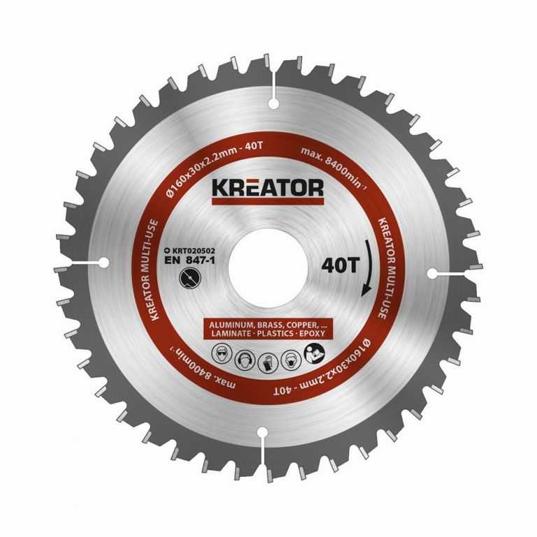 Kreator univerzální pilový kotouč - 160 mm