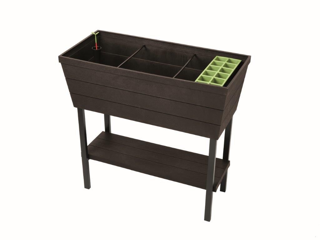 Keter Urban Bloomer 48L truhlík 82 x 37 x 78 cm 233062 hnědý Keter