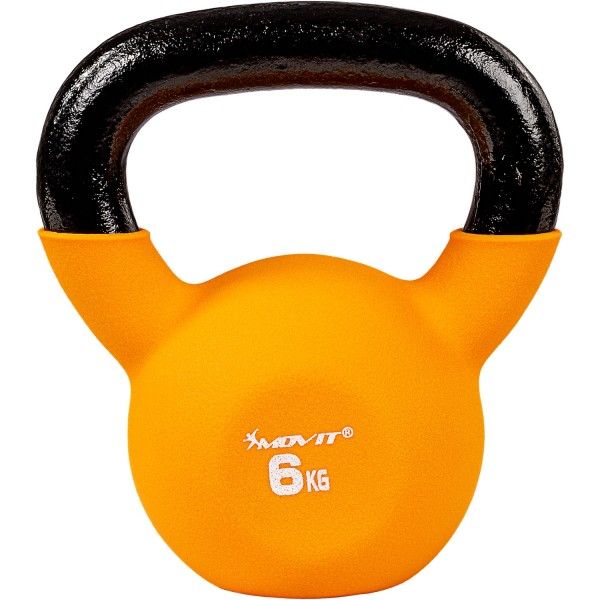 63641 MOVIT Kettlebell činka oranžová