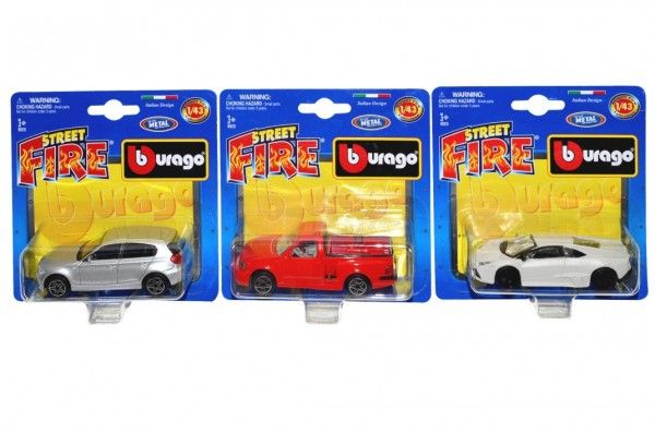 Bburago STREET FIRE COL.blistr 1:43 Teddies