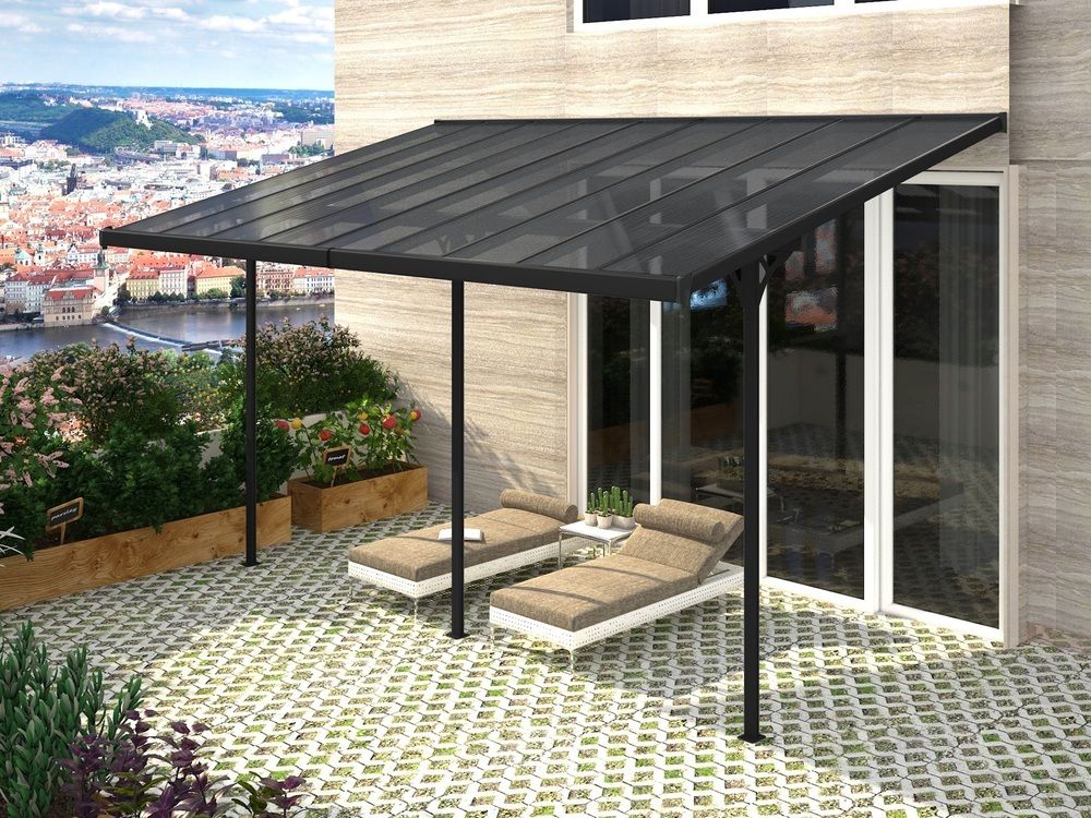 Rojaplast BRUCE H Velká zahradní hliníková pergola 557 x 305 cm Rojaplast